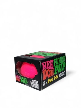 NEW Needoh Hot Pink Funky Pup Viral Squishy